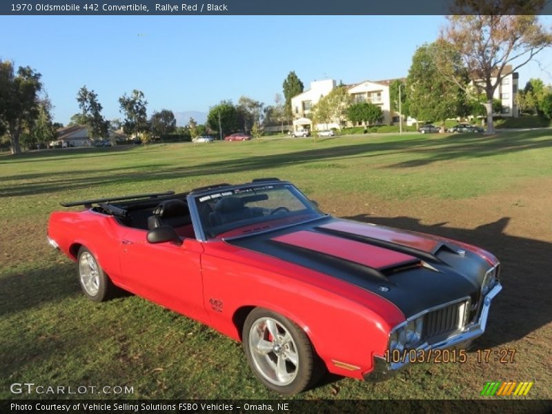 Rallye Red / Black 1970 Oldsmobile 442 Convertible