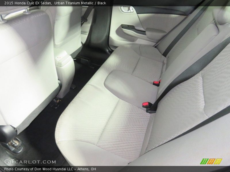 Urban Titanium Metallic / Black 2015 Honda Civic EX Sedan