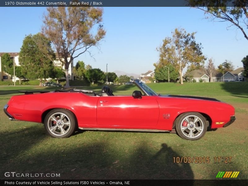 Rallye Red / Black 1970 Oldsmobile 442 Convertible