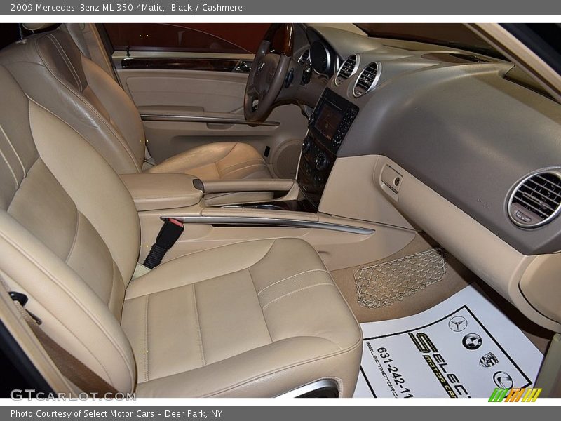 Black / Cashmere 2009 Mercedes-Benz ML 350 4Matic