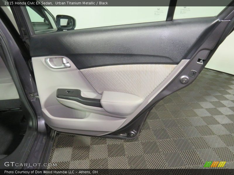 Urban Titanium Metallic / Black 2015 Honda Civic EX Sedan
