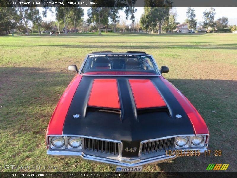 Rallye Red / Black 1970 Oldsmobile 442 Convertible