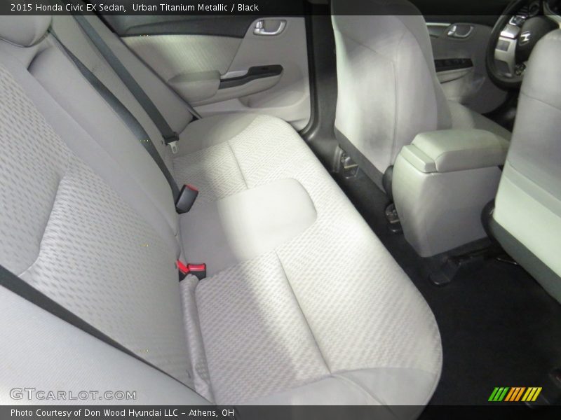 Urban Titanium Metallic / Black 2015 Honda Civic EX Sedan