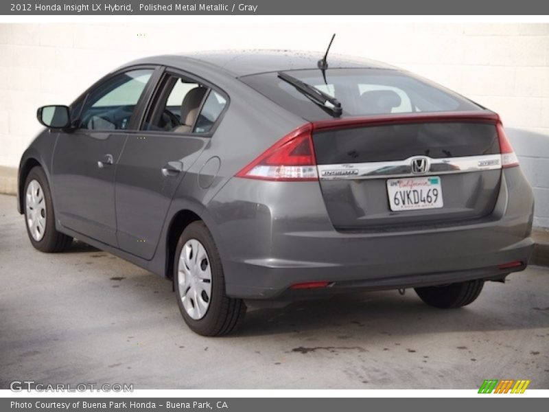 Polished Metal Metallic / Gray 2012 Honda Insight LX Hybrid