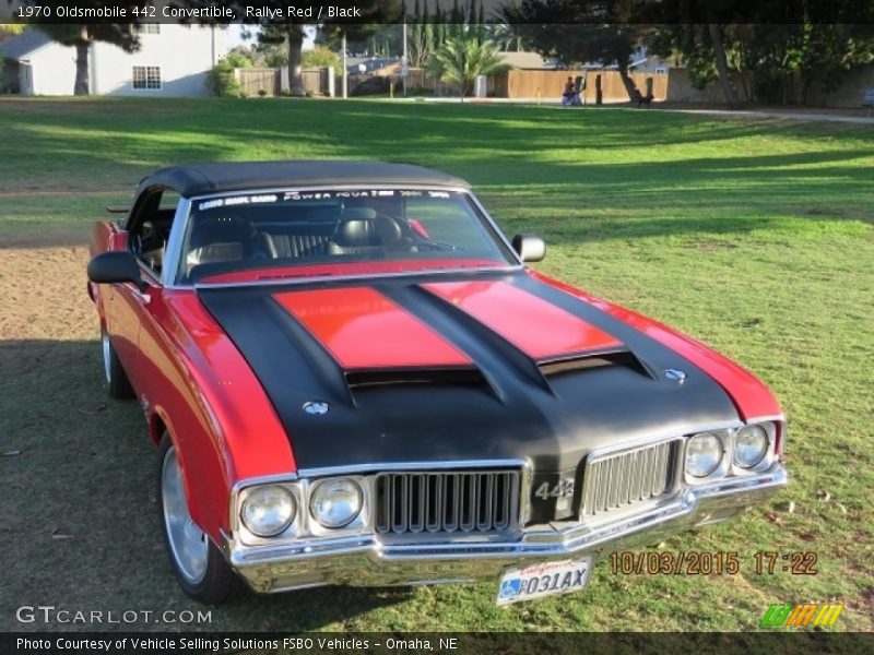 Rallye Red / Black 1970 Oldsmobile 442 Convertible