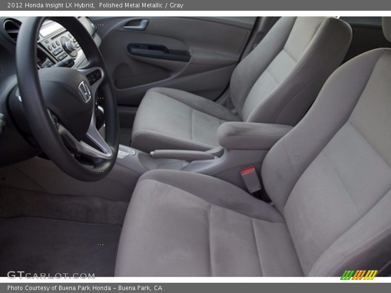 Front Seat of 2012 Insight LX Hybrid