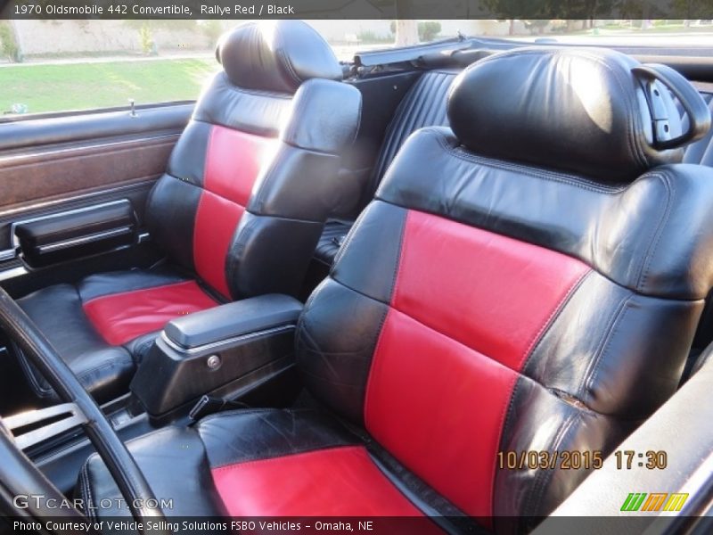 Rallye Red / Black 1970 Oldsmobile 442 Convertible