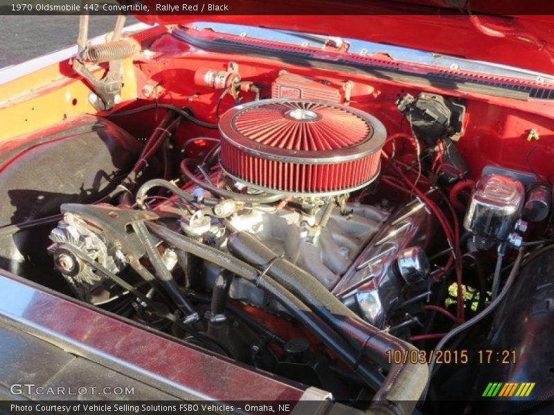 Rallye Red / Black 1970 Oldsmobile 442 Convertible