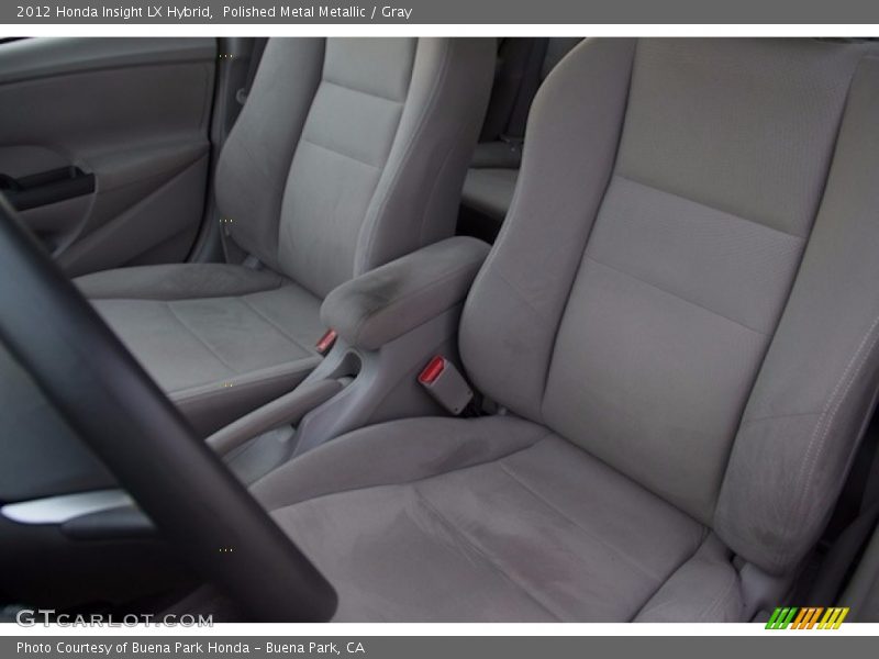 Polished Metal Metallic / Gray 2012 Honda Insight LX Hybrid