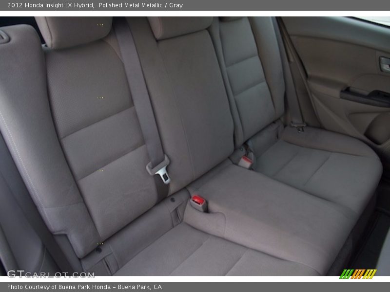 Rear Seat of 2012 Insight LX Hybrid