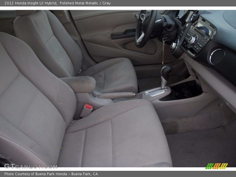 Polished Metal Metallic / Gray 2012 Honda Insight LX Hybrid