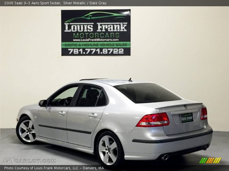 Silver Metallic / Slate Gray 2006 Saab 9-3 Aero Sport Sedan