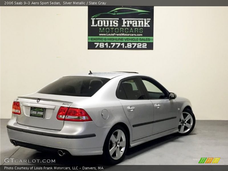 Silver Metallic / Slate Gray 2006 Saab 9-3 Aero Sport Sedan