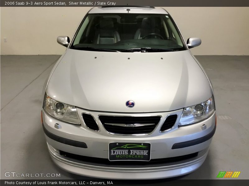 Silver Metallic / Slate Gray 2006 Saab 9-3 Aero Sport Sedan