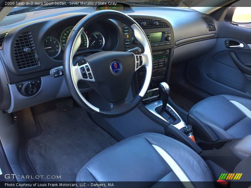 Silver Metallic / Slate Gray 2006 Saab 9-3 Aero Sport Sedan