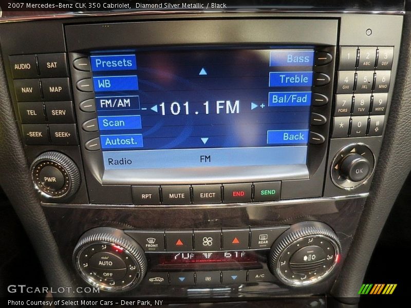 Diamond Silver Metallic / Black 2007 Mercedes-Benz CLK 350 Cabriolet