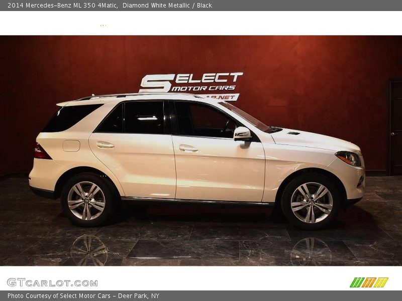 Diamond White Metallic / Black 2014 Mercedes-Benz ML 350 4Matic