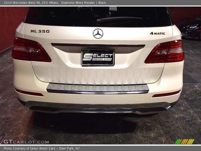 Diamond White Metallic / Black 2014 Mercedes-Benz ML 350 4Matic