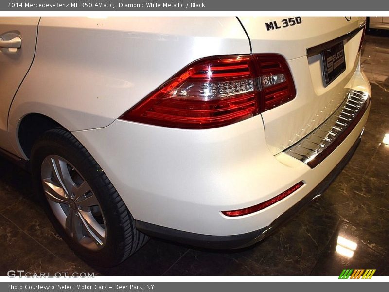 Diamond White Metallic / Black 2014 Mercedes-Benz ML 350 4Matic