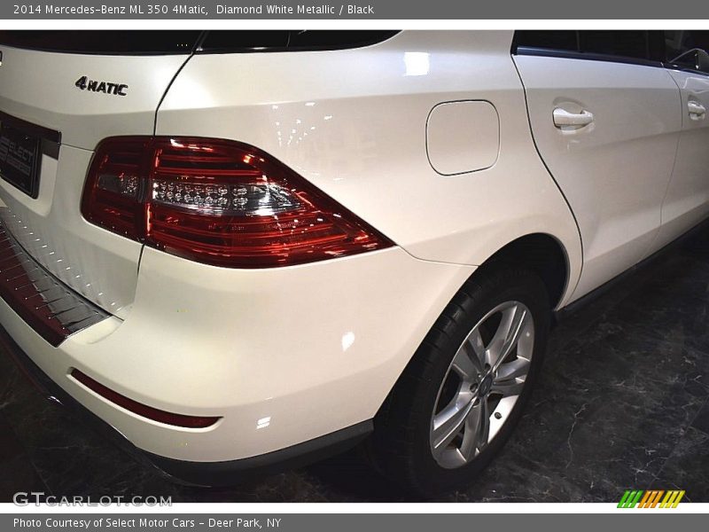 Diamond White Metallic / Black 2014 Mercedes-Benz ML 350 4Matic