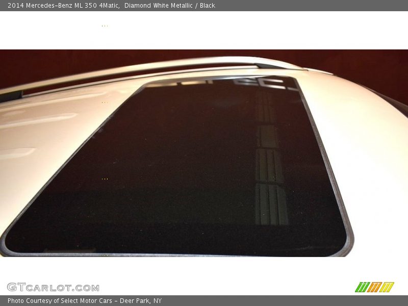 Diamond White Metallic / Black 2014 Mercedes-Benz ML 350 4Matic