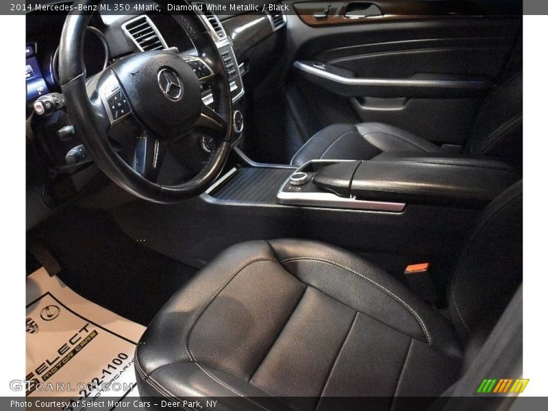 Diamond White Metallic / Black 2014 Mercedes-Benz ML 350 4Matic