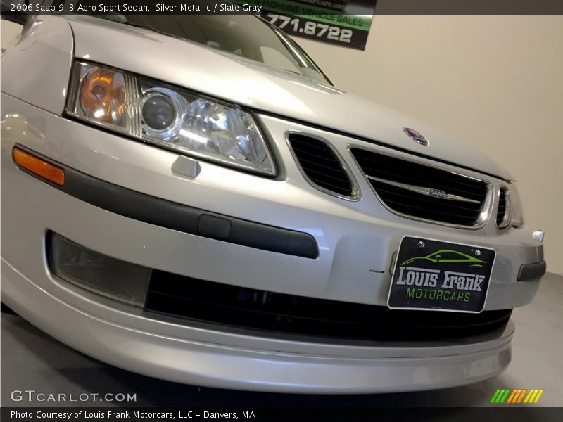 Silver Metallic / Slate Gray 2006 Saab 9-3 Aero Sport Sedan