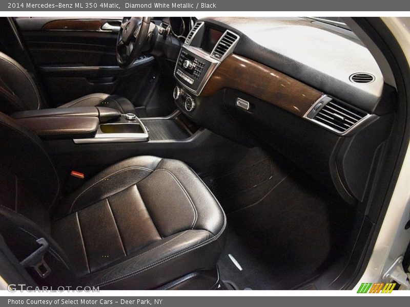 Diamond White Metallic / Black 2014 Mercedes-Benz ML 350 4Matic