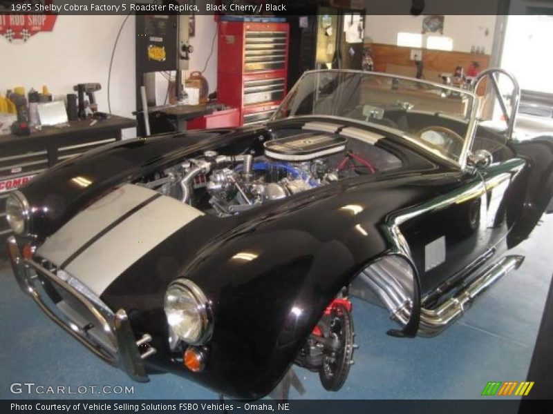 Black Cherry / Black 1965 Shelby Cobra Factory 5 Roadster Replica