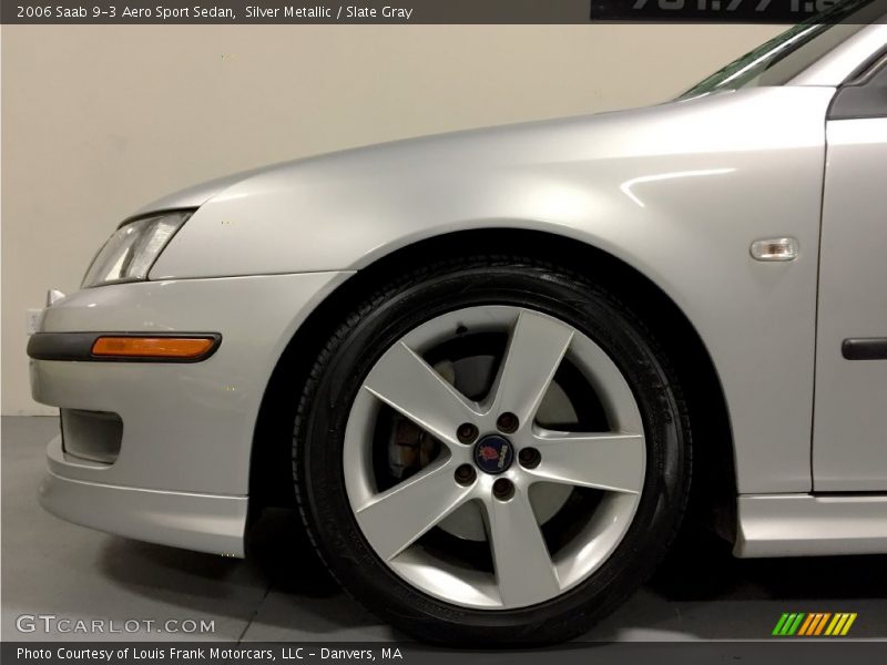 Silver Metallic / Slate Gray 2006 Saab 9-3 Aero Sport Sedan
