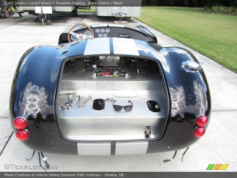 Black Cherry / Black 1965 Shelby Cobra Factory 5 Roadster Replica