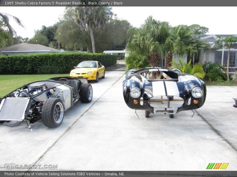 Black Cherry / Black 1965 Shelby Cobra Factory 5 Roadster Replica