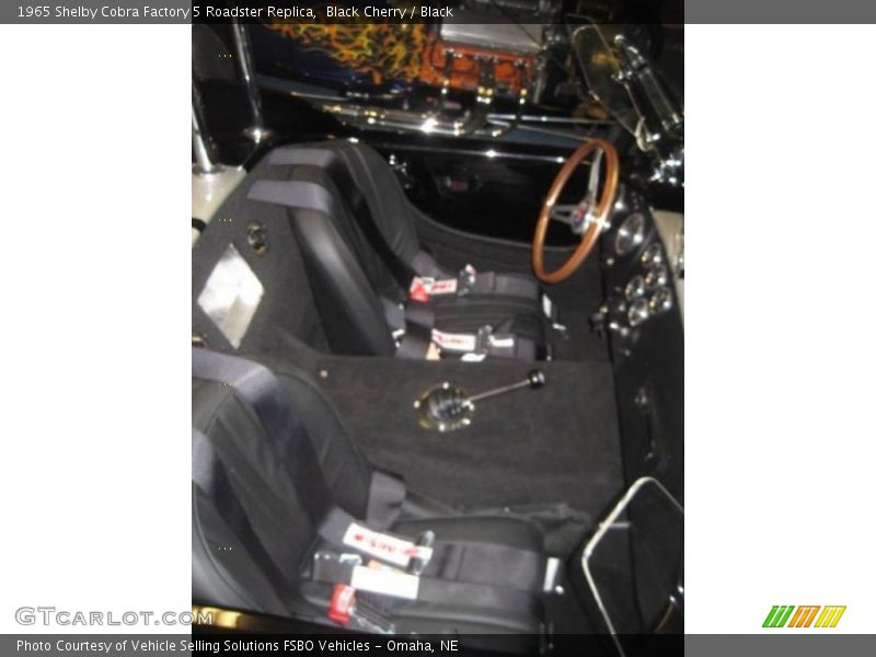 Black Cherry / Black 1965 Shelby Cobra Factory 5 Roadster Replica