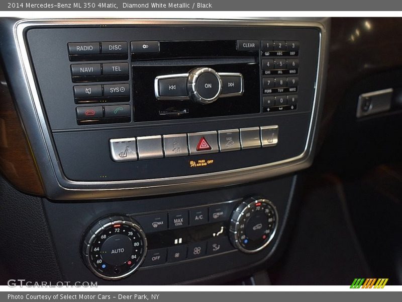 Diamond White Metallic / Black 2014 Mercedes-Benz ML 350 4Matic