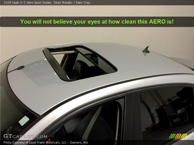 Silver Metallic / Slate Gray 2006 Saab 9-3 Aero Sport Sedan