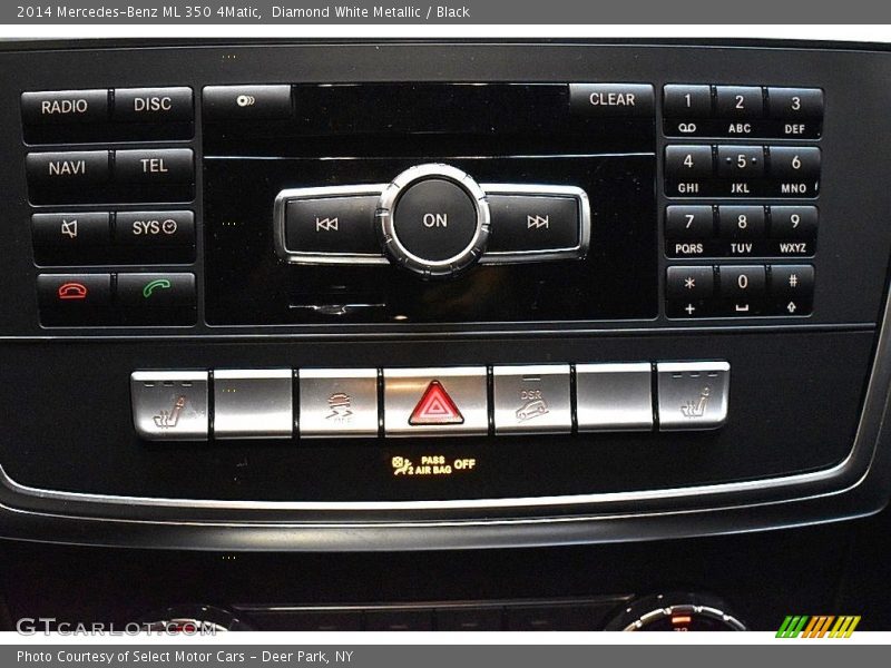 Diamond White Metallic / Black 2014 Mercedes-Benz ML 350 4Matic