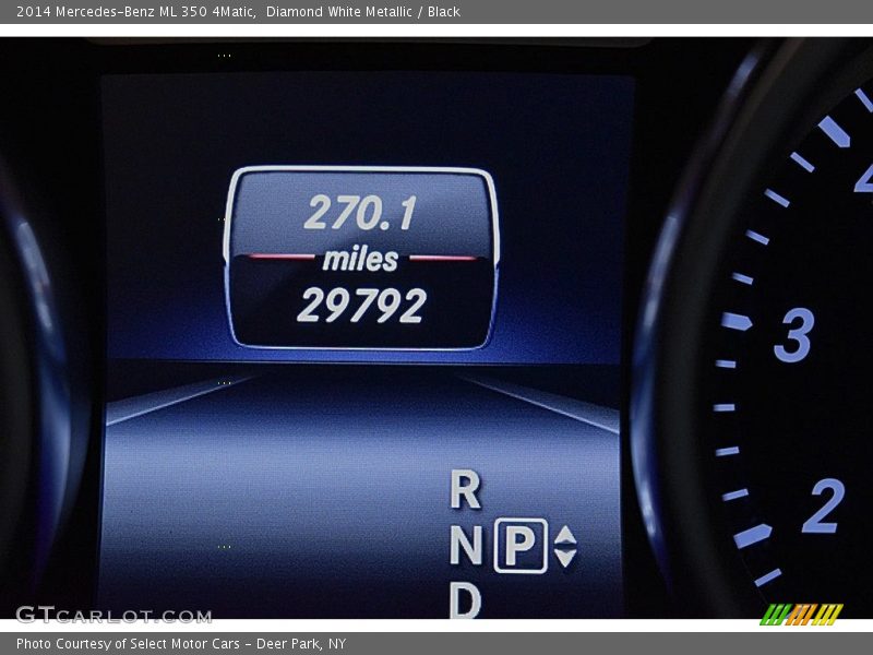 Diamond White Metallic / Black 2014 Mercedes-Benz ML 350 4Matic