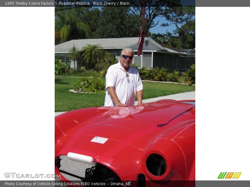 Black Cherry / Black 1965 Shelby Cobra Factory 5 Roadster Replica
