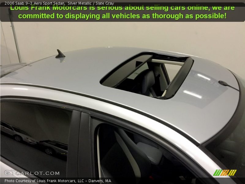 Silver Metallic / Slate Gray 2006 Saab 9-3 Aero Sport Sedan