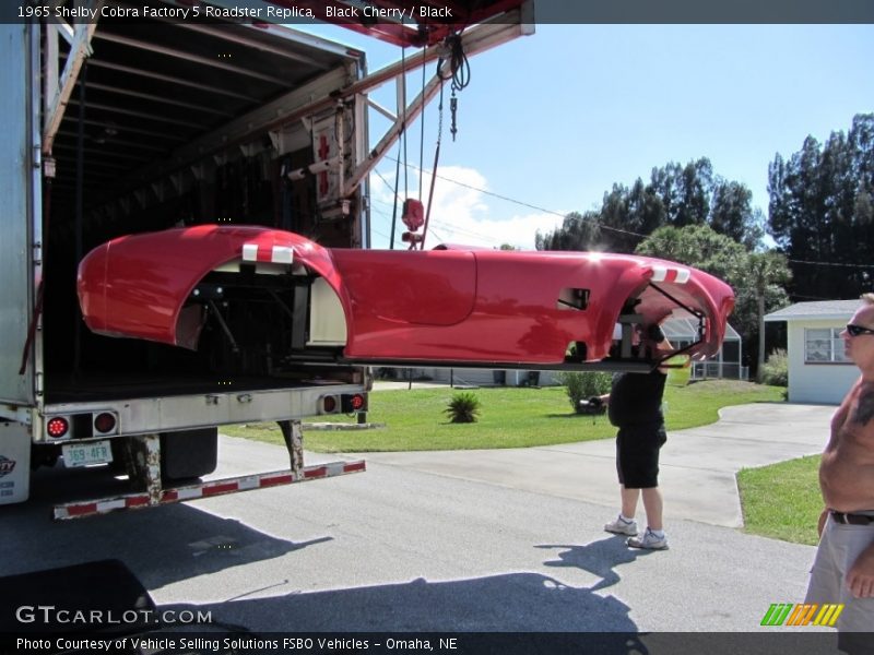 Black Cherry / Black 1965 Shelby Cobra Factory 5 Roadster Replica