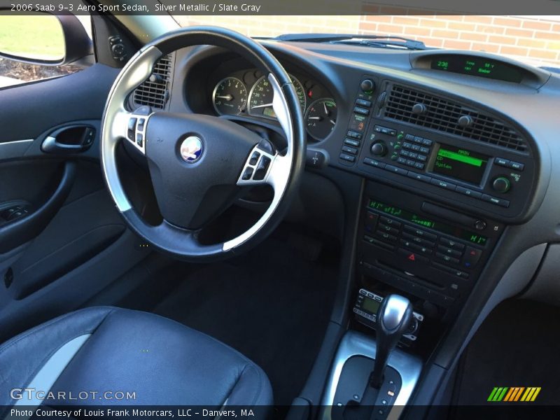 Silver Metallic / Slate Gray 2006 Saab 9-3 Aero Sport Sedan