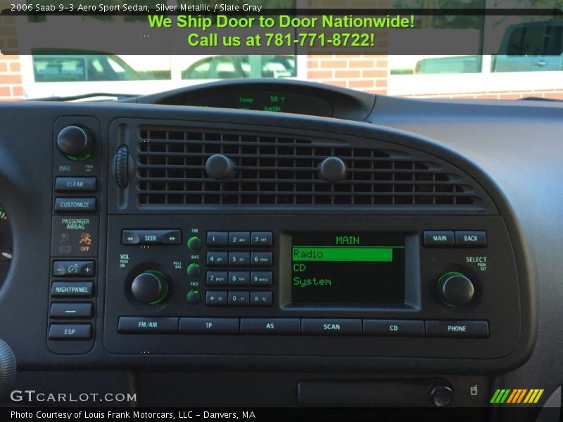 Silver Metallic / Slate Gray 2006 Saab 9-3 Aero Sport Sedan