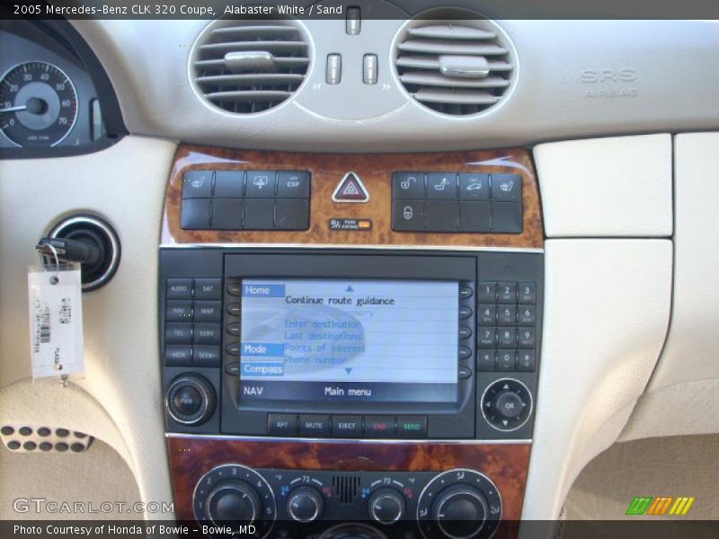 Alabaster White / Sand 2005 Mercedes-Benz CLK 320 Coupe