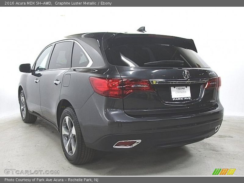 Graphite Luster Metallic / Ebony 2016 Acura MDX SH-AWD