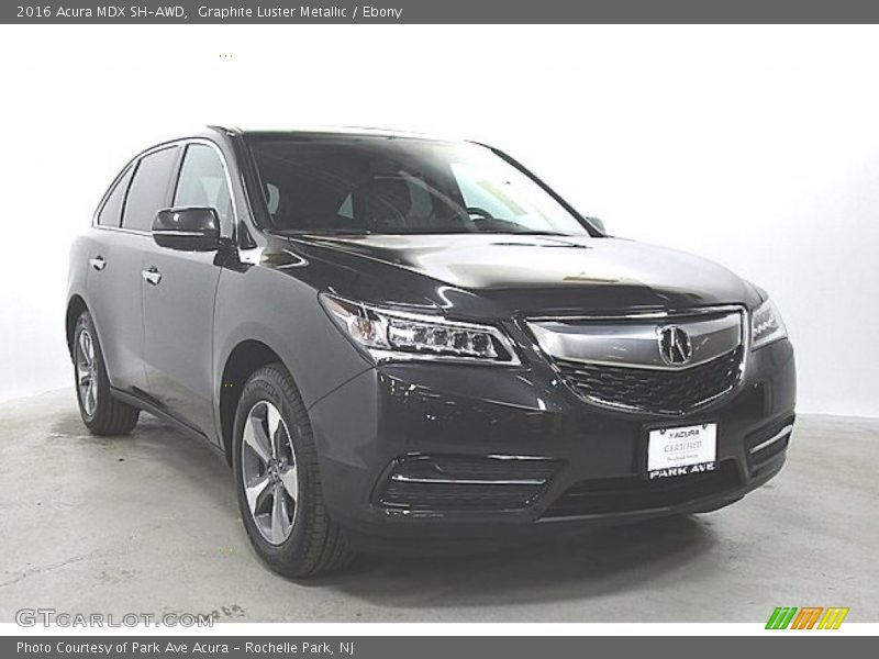 Graphite Luster Metallic / Ebony 2016 Acura MDX SH-AWD