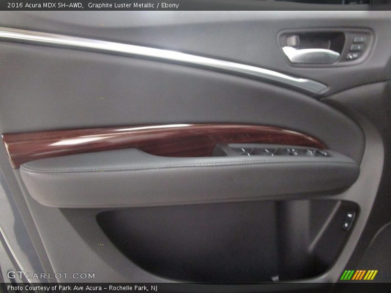 Graphite Luster Metallic / Ebony 2016 Acura MDX SH-AWD