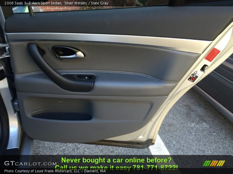 Silver Metallic / Slate Gray 2006 Saab 9-3 Aero Sport Sedan
