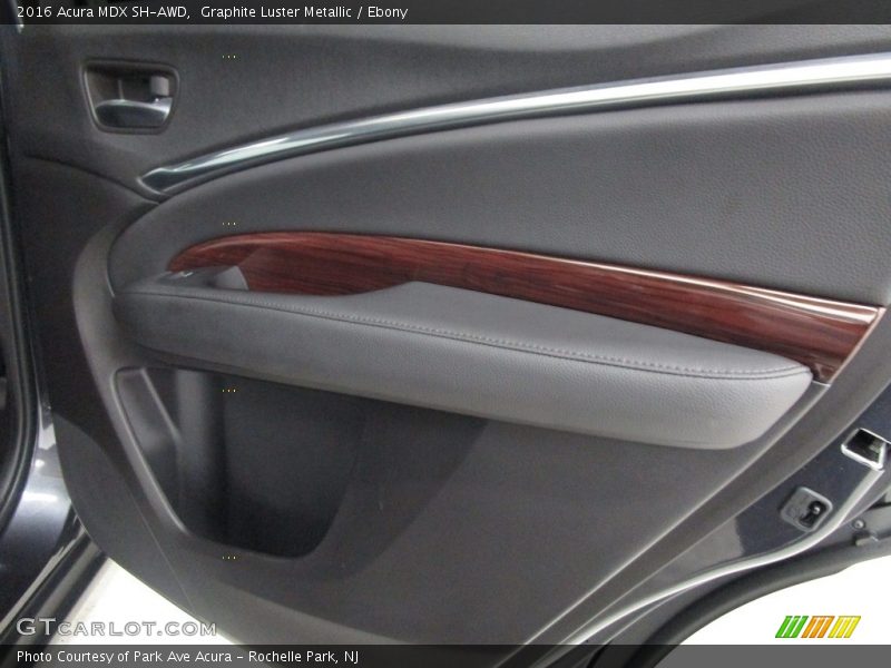 Graphite Luster Metallic / Ebony 2016 Acura MDX SH-AWD