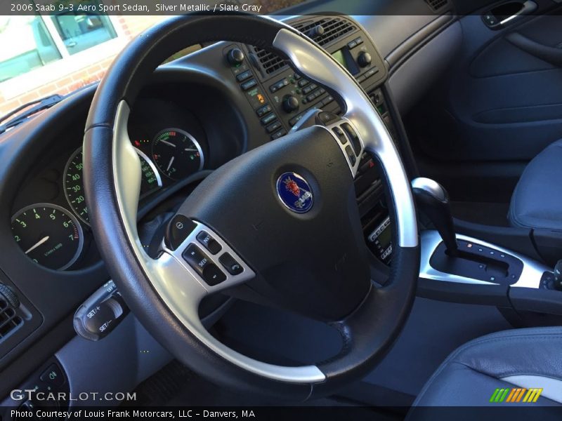 Silver Metallic / Slate Gray 2006 Saab 9-3 Aero Sport Sedan
