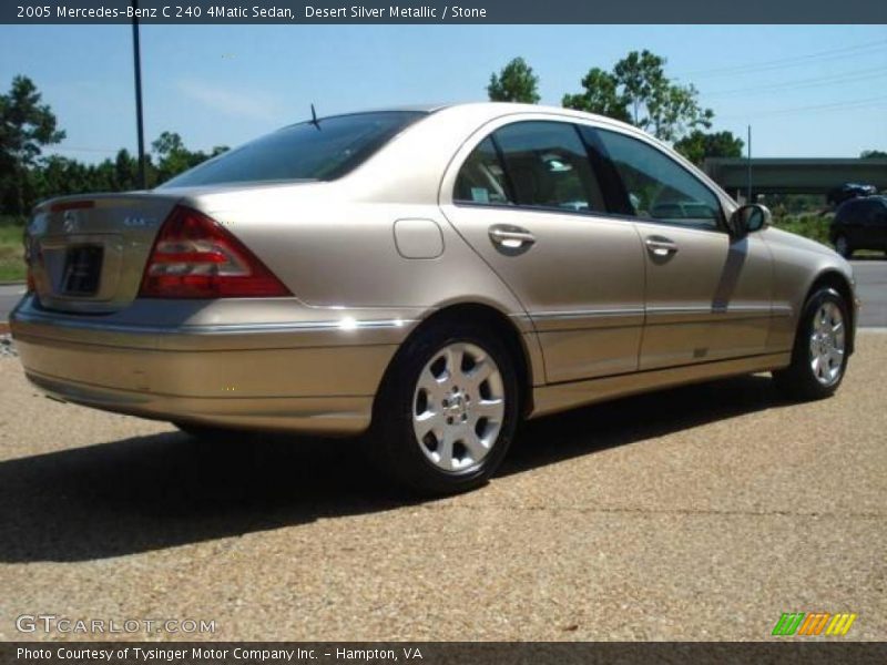 Desert Silver Metallic / Stone 2005 Mercedes-Benz C 240 4Matic Sedan